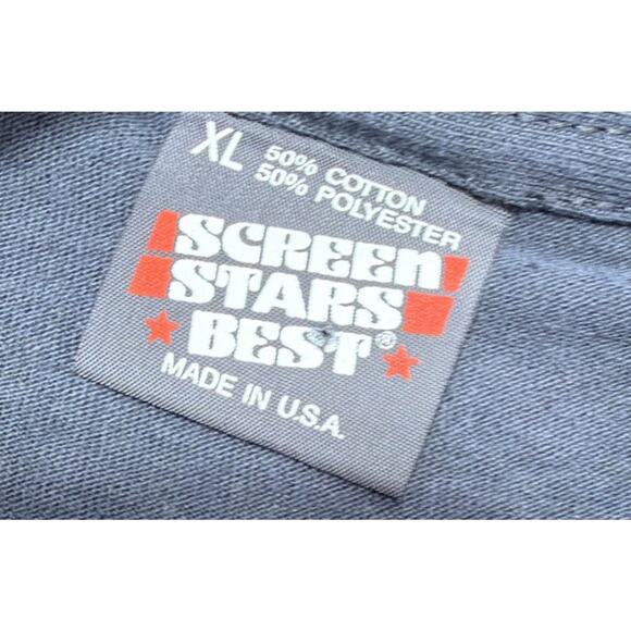 Vtg Screen Stars Single Stitch T Shirt Marathon Lincoln Nebraska Running XL USA - Picture 5 of 7